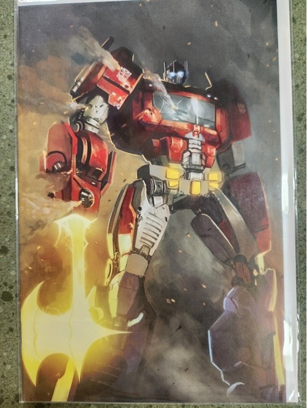 Transformers #1CS  Image Comics  Optimus Prime Cover  2000s Variant